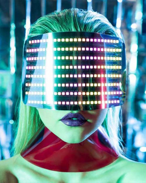 Festival wear LED Screen logo Glasses